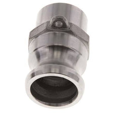 Acoplamiento de acero inoxidable Camlock DN 25 (1'') Extremo para soldar (33,7 mm) Tipo F (AS) MIL-C-27487
