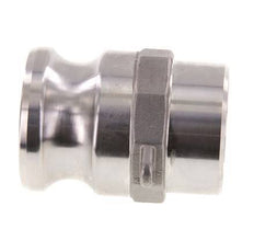 Acoplamiento de acero inoxidable Camlock DN 40 (1 1/2'') Extremo para soldar (48,3 mm) Tipo F (AS) MIL-C-27487