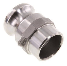 Acoplamiento de acero inoxidable Camlock DN 40 (1 1/2'') Extremo para soldar (48,3 mm) Tipo F (AS) MIL-C-27487