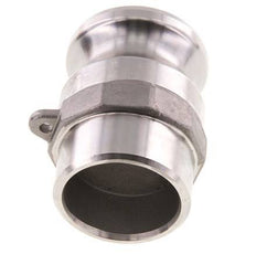 Acoplamiento de acero inoxidable Camlock DN 40 (1 1/2'') Extremo para soldar (48,3 mm) Tipo F (AS) MIL-C-27487