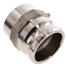 Acoplamiento de acero inoxidable Camlock DN 75 (3'') Extremo para soldar (88,9 mm) Tipo F (AS) MIL-C-27487