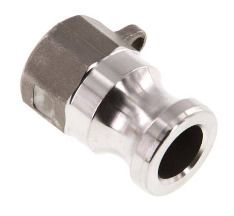 Acoplamiento de acero inoxidable Camlock DN 15 (1/2'') Rp 1/2'' Rosca Hembra Tipo A MIL-C-27487