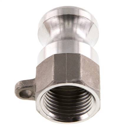 Acoplamiento de acero inoxidable Camlock DN 15 (1/2'') Rp 1/2'' Rosca Hembra Tipo A MIL-C-27487