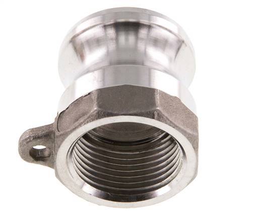 Acoplamiento de acero inoxidable Camlock DN 20 (3/4'') Rp 3/4'' Rosca Hembra Tipo A MIL-C-27487