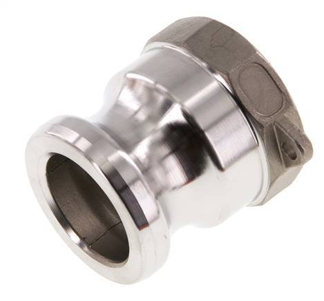 Acoplamiento de acero inoxidable Camlock DN 32 (1 1/4'') Rp 1 1/4'' Rosca Hembra Tipo A MIL-C-27487