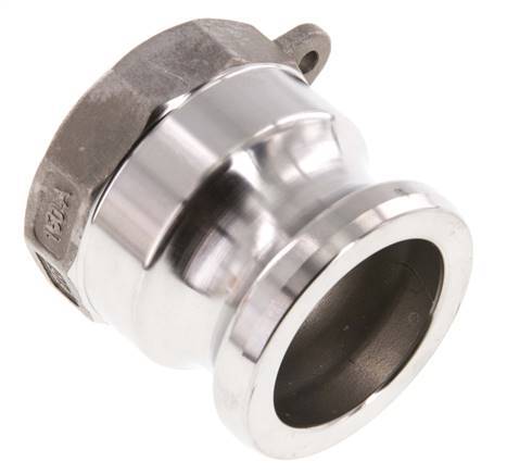 Acoplamiento de acero inoxidable Camlock DN 40 (1 1/2'') Rp 1 1/2'' Rosca Hembra Tipo A MIL-C-27487