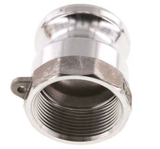 Acoplamiento de acero inoxidable Camlock DN 40 (1 1/2'') Rp 1 1/2'' Rosca Hembra Tipo A MIL-C-27487