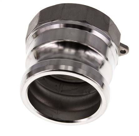 Camlock DN 60 (2 1/2'') Stainless Steel Coupling Rp 2 1/2'' Female Thread Type A MIL-C-27487