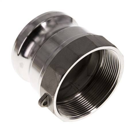 Camlock DN 60 (2 1/2'') Stainless Steel Coupling Rp 2 1/2'' Female Thread Type A MIL-C-27487