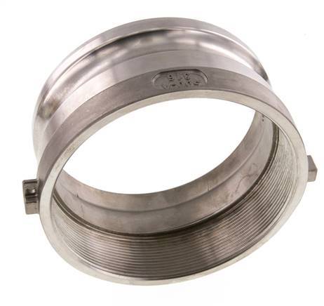 Acoplamiento de acero inoxidable Camlock DN 120 (5'') Rp 5'' Rosca Hembra Tipo A MIL-C-27487