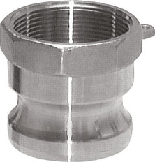 Camlock DN 140 (6'') Aluminium Coupling Rp 6'' Female Thread Type A MIL-C-27487