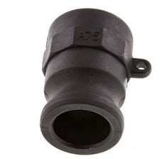 Acoplamiento de polipropileno Camlock DN 20 (3/4'') Rp 3/4'' Rosca Hembra Tipo A MIL-C-27487 [2 Piezas]