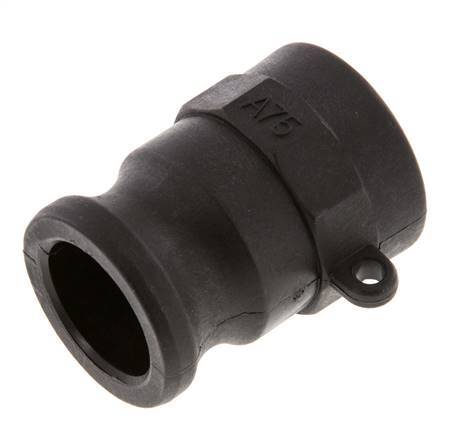Acoplamiento de polipropileno Camlock DN 20 (3/4'') Rp 3/4'' Rosca Hembra Tipo A MIL-C-27487 [2 Piezas]