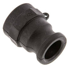 Acoplamiento de polipropileno Camlock DN 25 (1'') Rp 1'' Rosca Hembra Tipo A MIL-C-27487 [2 Piezas]