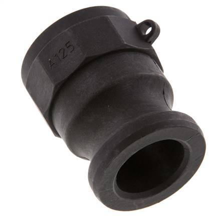 Acoplamiento de polipropileno Camlock DN 32 (1 1/4'') Rp 1 1/4'' Rosca Hembra Tipo A MIL-C-27487