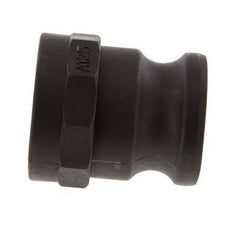 Acoplamiento de polipropileno Camlock DN 40 (1 1/2'') Rp 1 1/4'' Rosca Hembra Tipo A MIL-C-27487 [2 Piezas]