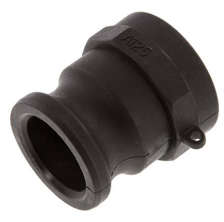 Acoplamiento de polipropileno Camlock DN 40 (1 1/2'') Rp 1 1/4'' Rosca Hembra Tipo A MIL-C-27487 [2 Piezas]