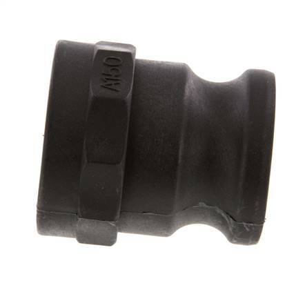 Acoplamiento de polipropileno Camlock DN 40 (1 1/2'') Rp 1 1/2'' Rosca Hembra Tipo A MIL-C-27487 [2 Piezas]