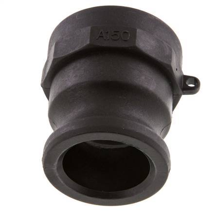 Acoplamiento de polipropileno Camlock DN 40 (1 1/2'') Rp 1 1/2'' Rosca Hembra Tipo A MIL-C-27487 [2 Piezas]