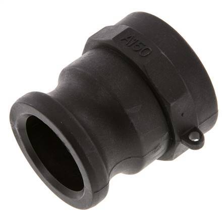 Acoplamiento de polipropileno Camlock DN 40 (1 1/2'') Rp 1 1/2'' Rosca Hembra Tipo A MIL-C-27487 [2 Piezas]