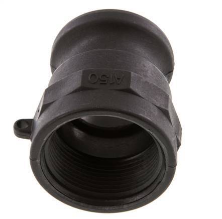 Acoplamiento de polipropileno Camlock DN 40 (1 1/2'') Rp 1 1/2'' Rosca Hembra Tipo A MIL-C-27487 [2 Piezas]