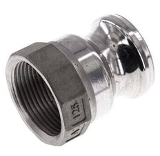 Acoplamiento de aluminio Camlock DN 32 (1 1/4'') Rp 1 1/4'' Rosca Hembra Tipo A MIL-C-27487