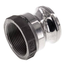 Acoplamiento de aluminio Camlock DN 40 (1 1/2'') Rp 1 1/2'' Rosca Hembra Tipo A MIL-C-27487
