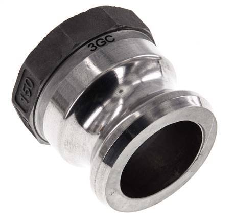 Acoplamiento de aluminio Camlock DN 40 (1 1/2'') Rp 1 1/2'' Rosca Hembra Tipo A MIL-C-27487