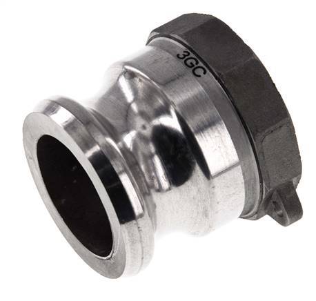 Acoplamiento de aluminio Camlock DN 40 (1 1/2'') Rp 1 1/2'' Rosca Hembra Tipo A MIL-C-27487