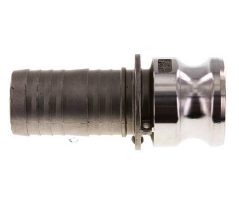 Camlock DN 40 (1 1/2'') Stainless Steel Coupling Hose Pillar (38 mm) Type E MIL-C-27487