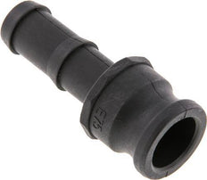 Acoplamiento de polipropileno Camlock DN 20 (3/4'') Pilar de manguera (19 mm) Tipo E MIL-C-27487 [2 Piezas]