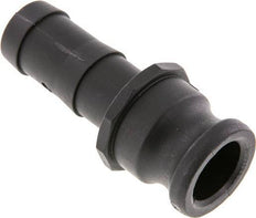 Acoplamiento de polipropileno Camlock DN 25 (1'') Pilar de manguera (25 mm) Tipo E MIL-C-27487 [2 Piezas]