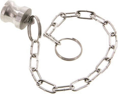 Tapón de acoplamiento de acero inoxidable Camlock DN 15 (1/2'') Tipo DP MIL-C-27487