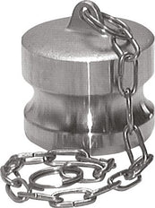 Tapón de acoplamiento de acero inoxidable Camlock DN 140 (6'') Tipo DP MIL-C-27487