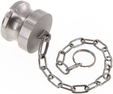 Tapón de acoplamiento de acero inoxidable Camlock DN 40 (1 1/2'') Tipo DP MIL-C-27487
