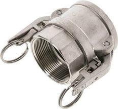 Acoplamiento de seguridad Camlock DN 50 (2'') de acero inoxidable Rp 2'' rosca hembra tipo D MIL-C-27487