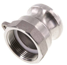 Acoplamiento de acero inoxidable Camlock DN 40 (1 1/2'') G 1 1/2'' Rosca hembra Tipo A EN 14420-7 (DIN 2828)