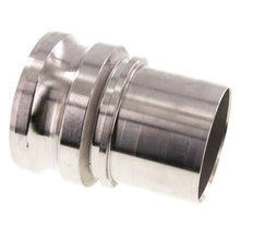 Acoplamiento de acero inoxidable Camlock DN 75 (3'') Pilar de manguera (75 mm) Tipo E EN 14420-7 (DIN 2828)