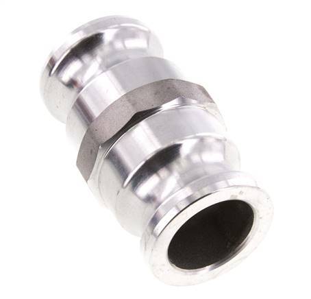 Conector de acoplamiento de aluminio Camlock DN 40 (1 1/2'') para enchufe MIL-C-27487