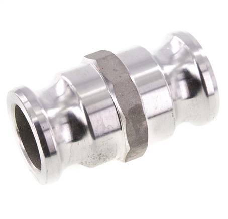 Conector de acoplamiento de aluminio Camlock DN 40 (1 1/2'') para enchufe MIL-C-27487