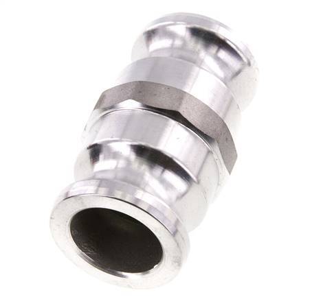 Conector de acoplamiento de aluminio Camlock DN 40 (1 1/2'') para enchufe MIL-C-27487