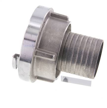 Acoplamiento Storz de aluminio forjado 52-C (66 mm) Pilar de manguera de 51 mm Giratorio para una manguera de PVC