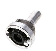 Acoplamiento Storz de aluminio forjado 25-D (31 mm) Pilar de manguera de 19 mm giratorio para conexión de abrazadera de seguridad