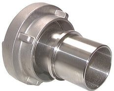Acoplamiento Storz de aluminio forjado 25-D (31 mm) Pilar de manguera de 19 mm giratorio con bloqueo para conexión de abrazadera de seguridad
