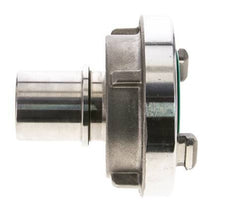 acoplamiento Storz de acero inoxidable 52-C (66 mm) Pilar de manguera de 38 mm giratorio para conexión de abrazadera de seguridad