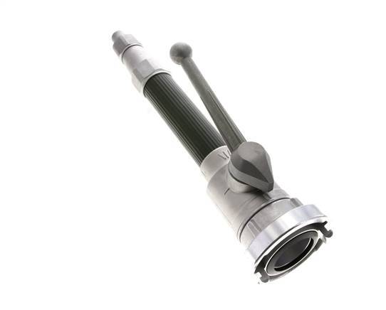 Tubo de chorro de 9 mm 52-C Storz Aluminio forjado y goma DIN 14365