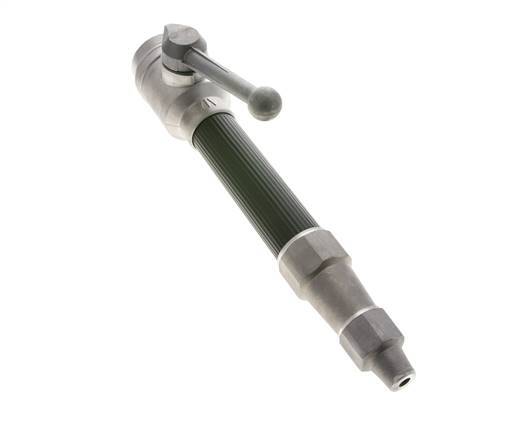 Tubo de chorro de 9 mm G 2'' rosca macho Aluminio forjado y goma DIN 14365