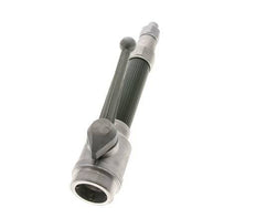 Tubo de chorro de 9 mm G 2'' rosca macho Aluminio forjado y goma DIN 14365