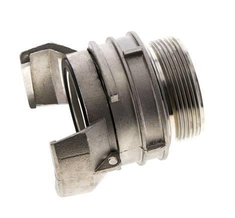 Guillemin DN 50 Stainless Steel Coupling G 2'' Male Threads With Lock