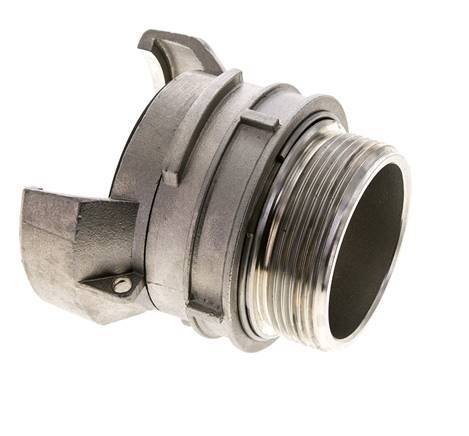 Guillemin DN 50 Stainless Steel Coupling G 2'' Male Threads With Lock